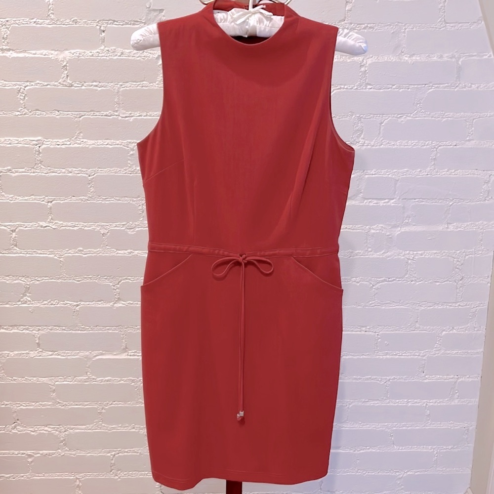 Petite sleeveless lined dress, like new condition